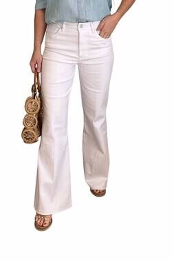 NEW DEAR JOHN DENIM fiona jeans in optic white